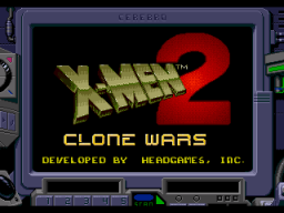X-Men 2 - Clone Wars Title Screen